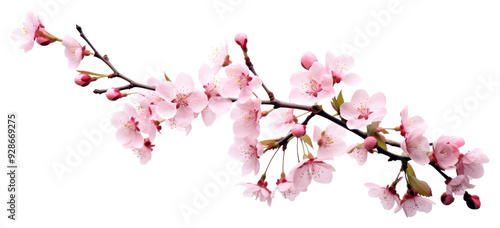 PNG Blossom flower cherry plant.