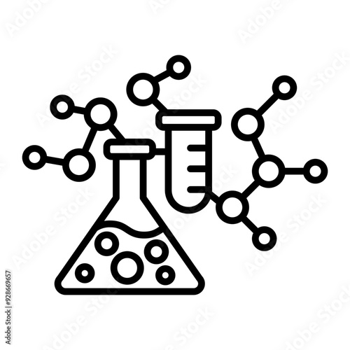 Bioengineering line icon
