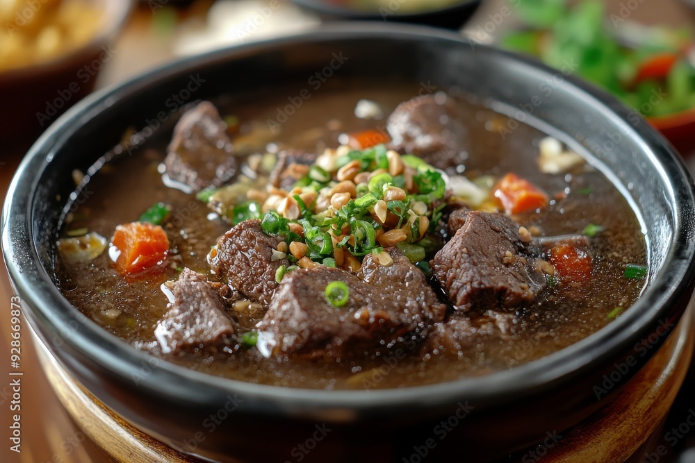 Surabaya Black Soup, The most famous version of rawon, originating from Surabaya in East Java.