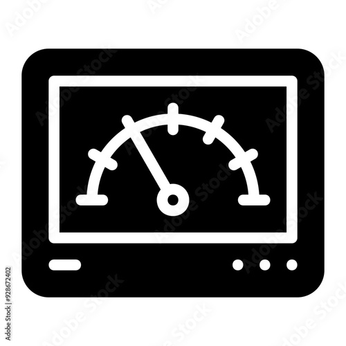 power meter glyph icon