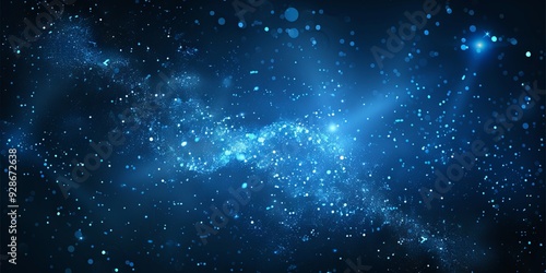 Technology Particle Abstract Background