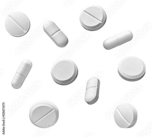 white pill medical drug medication