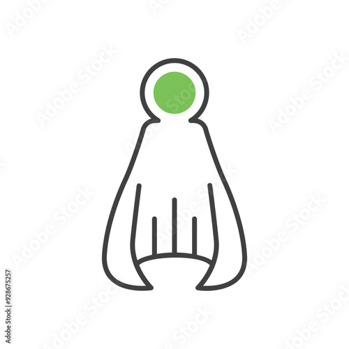 Cloak vector icon