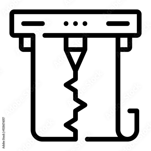 seismograph line icon