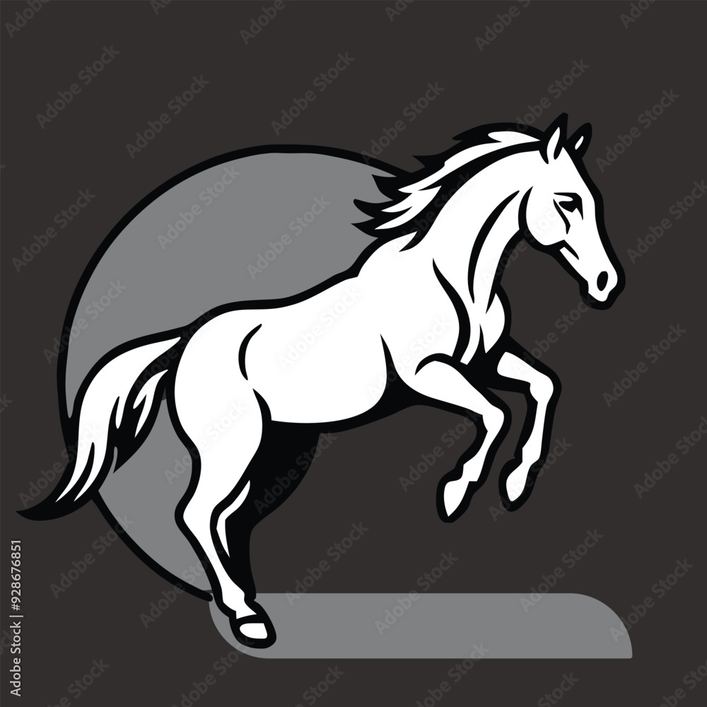 Obraz premium Horse vector for logo, template etc