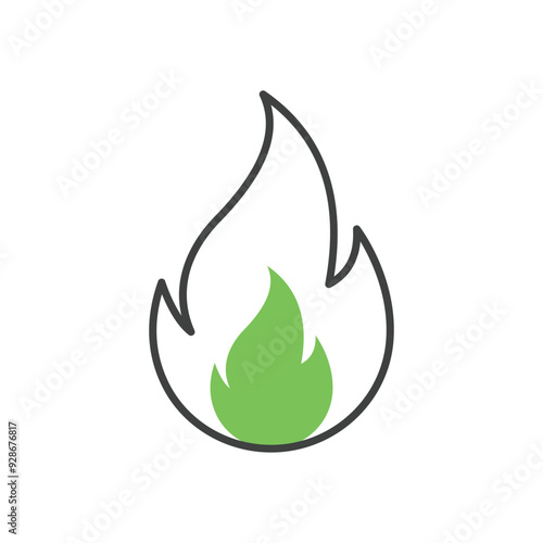 Fire vector icon