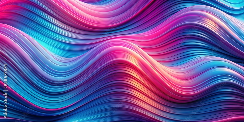 Abstract Wavy Lines in Blue and Pink, 3D Rendering, Digital Art, Gradient , Abstract , Texture , Background Abstract Wavy Lines in Blue and Pink, 3D Rendering, Digital Art, Gradient , Abstract , Texture , Background