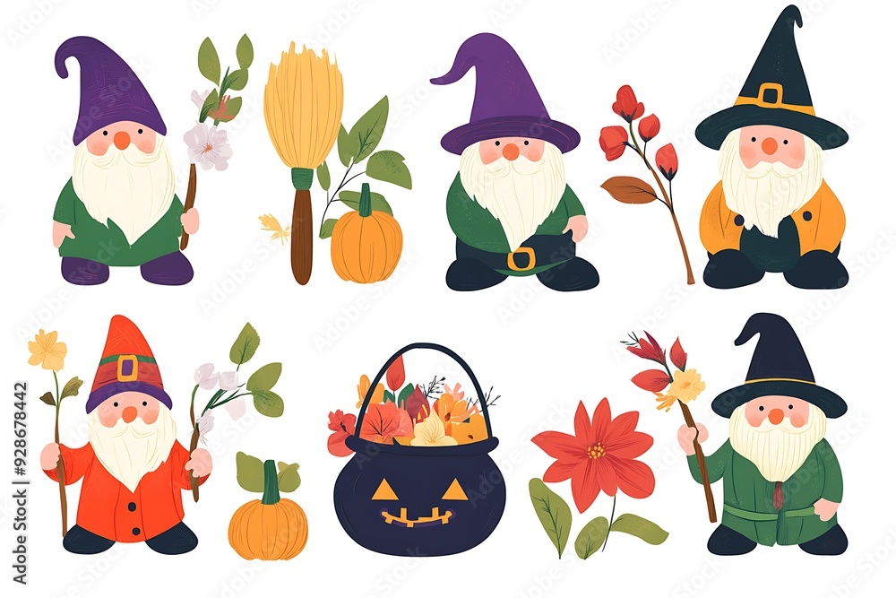 Fototapeta premium Halloween pumpkin or jack o lantern illustration