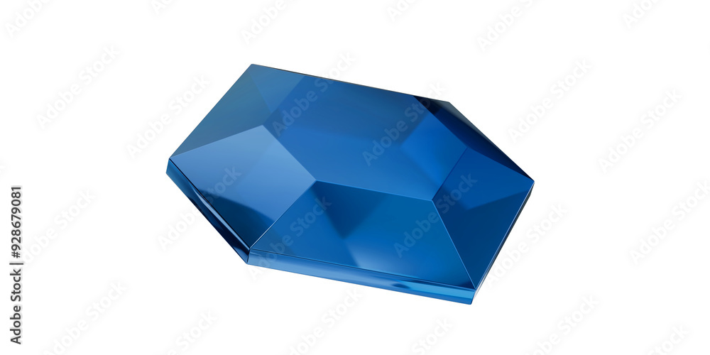 Sapphire Gem on transparent background, blue gemstone diamond isolated. Sapphire Gem on transparent background, blue gemstone diamond isolated.