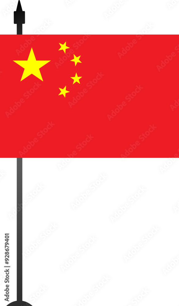Chinese Flag Pole