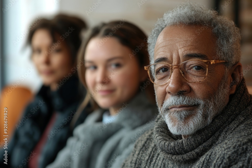 People in a support group, Generative AI People in a support group, Generative AI