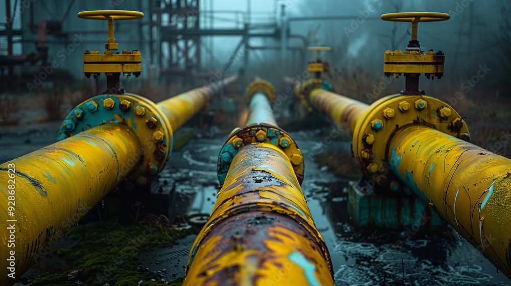 Fototapeta premium Piped Gas