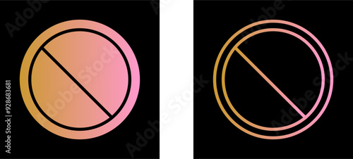 Prohibited Vector Icon
