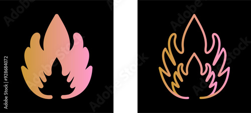Flammable Material Vector Icon