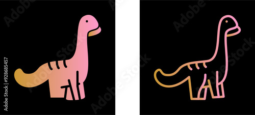 Dinosaur Vector Icon