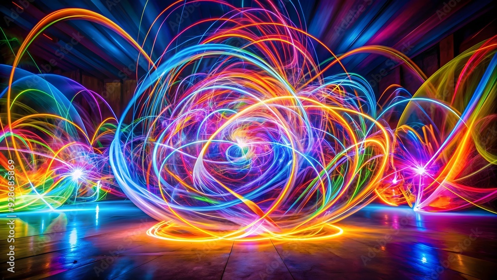 Abstract light painting with vibrant colors creating unique patterns , light painting, abstract, vibrant, colors Abstract light painting with vibrant colors creating unique patterns , light painting, abstract, vibrant, colors