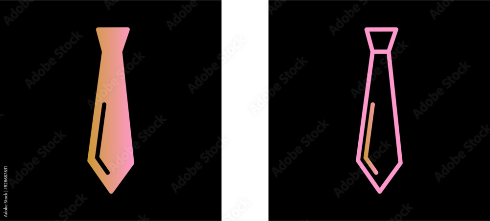 Tie Vector Icon Tie Vector Icon