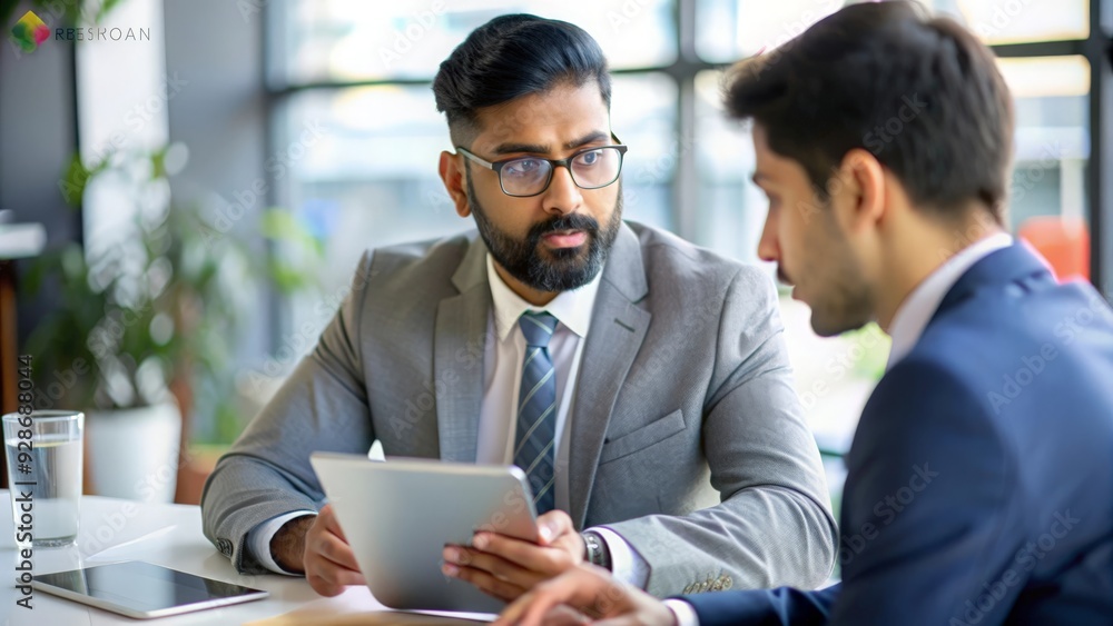 An Indian risk manager assessing financial risks and discussing strategies.
An Indian risk manager assessing financial risks and discussing strategies.