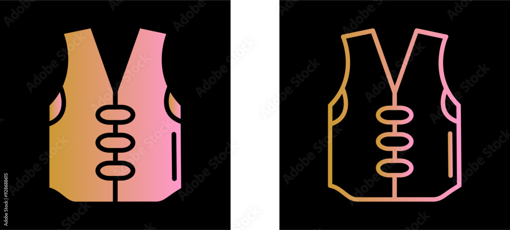 Vest Vector Icon Vest Vector Icon