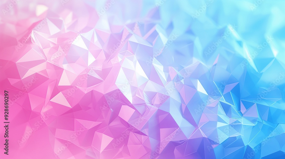 A colorful abstract background with a pink and blue gradient. The background is made up of triangles and squares AI generated A colorful abstract background with a pink and blue gradient. The background is made up of triangles and squares AI generated