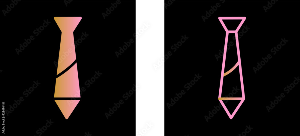 Tie Vector Icon Tie Vector Icon