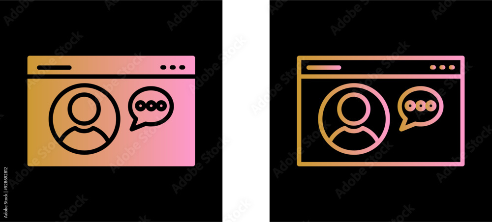 Fototapeta premium Web Support Vector Icon