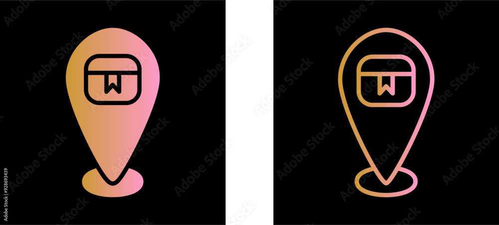 Shipping Location Vector Icon Shipping Location Vector Icon