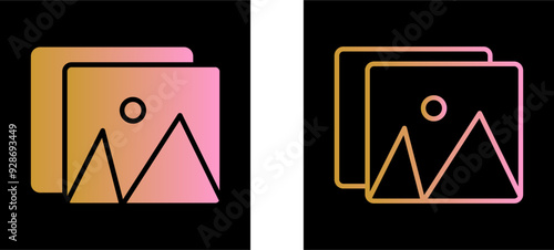 Pictures Vector Icon