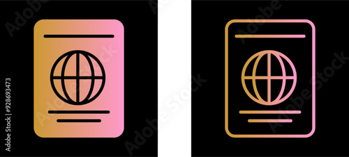 Passport Vector Icon