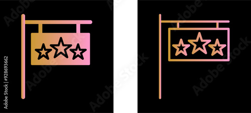 Hotel Sign Vector Icon