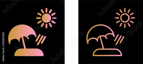 Beach Vector Icon