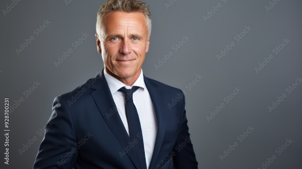 A professional middle-aged man A professional middle-aged man