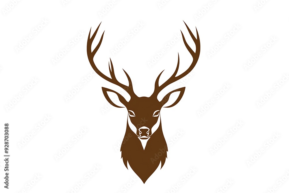 Buck Deer Logo, Simple of Buck Deer, Deer Logo, Great for your Hunting Logo. Buck Deer Logo, Simple of Buck Deer, Deer Logo, Great for your Hunting Logo.