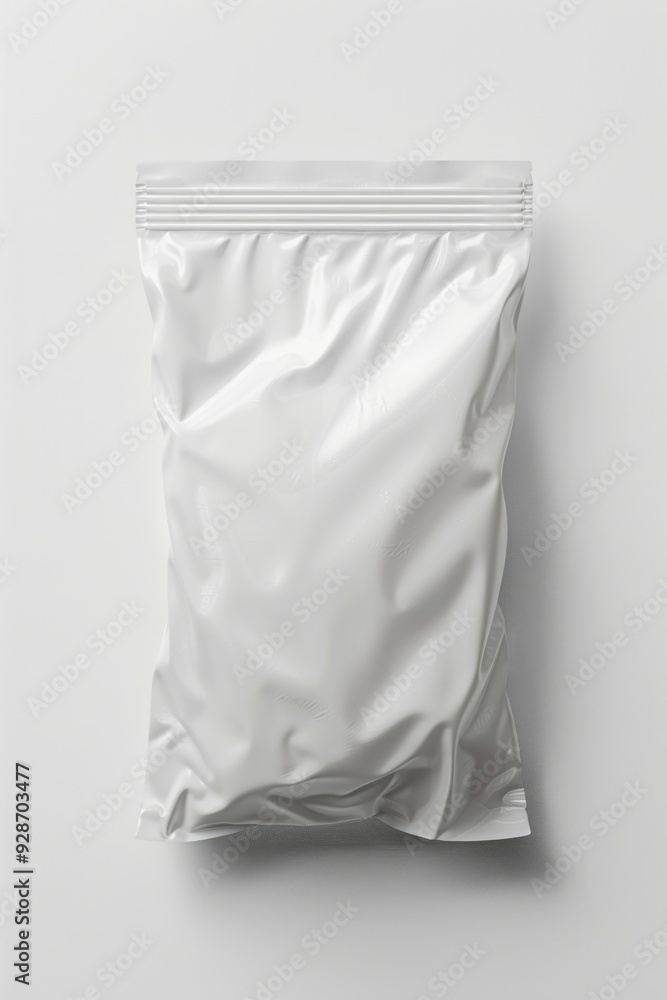 A white bag of food sitting on a table, perfect for use in images about meal preparation or cooking A white bag of food sitting on a table, perfect for use in images about meal preparation or cooking