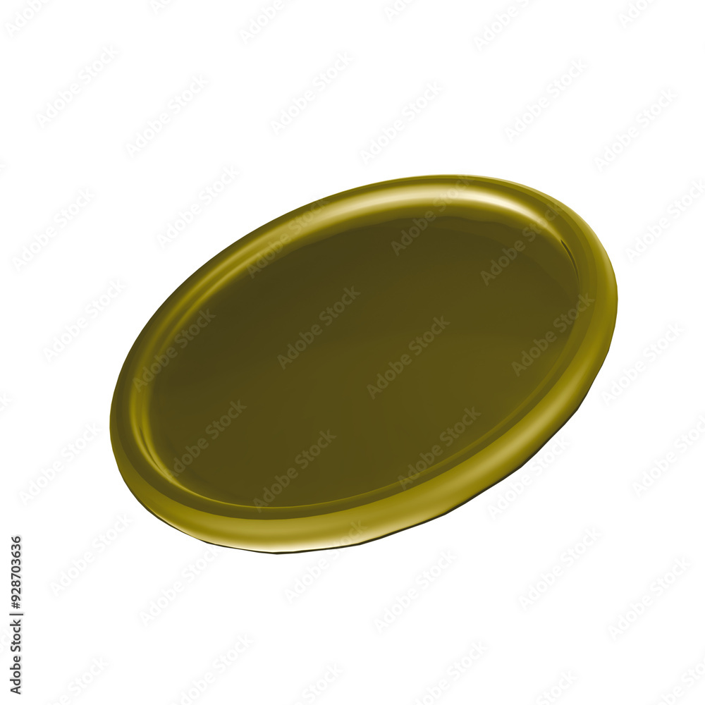 3d gold plate element 3d gold plate element