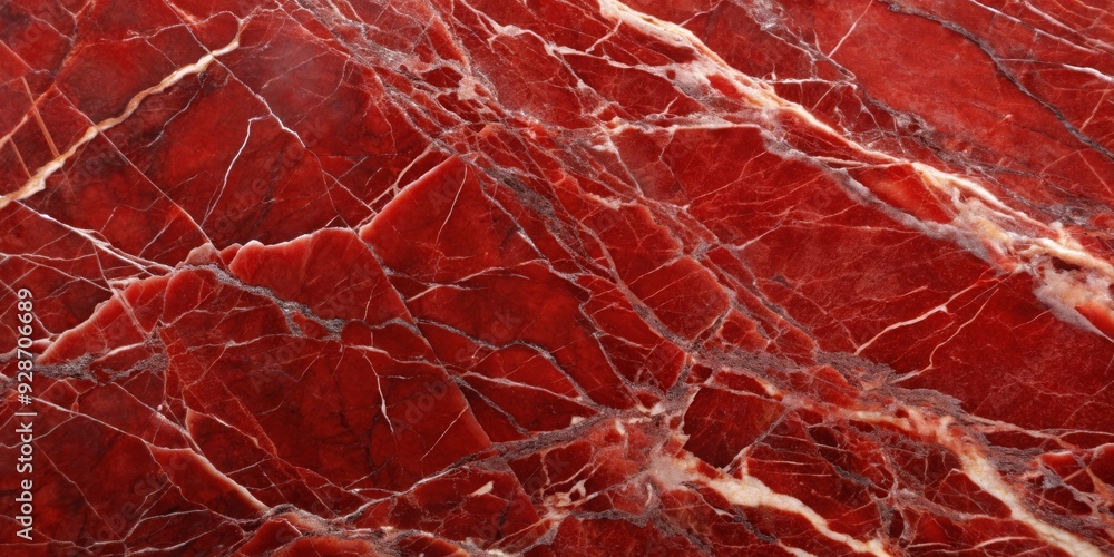Red Marble Texture Close-up of Crimson Veins, Marble, Stone, Texture, Background Red Marble Texture Close-up of Crimson Veins, Marble, Stone, Texture, Background