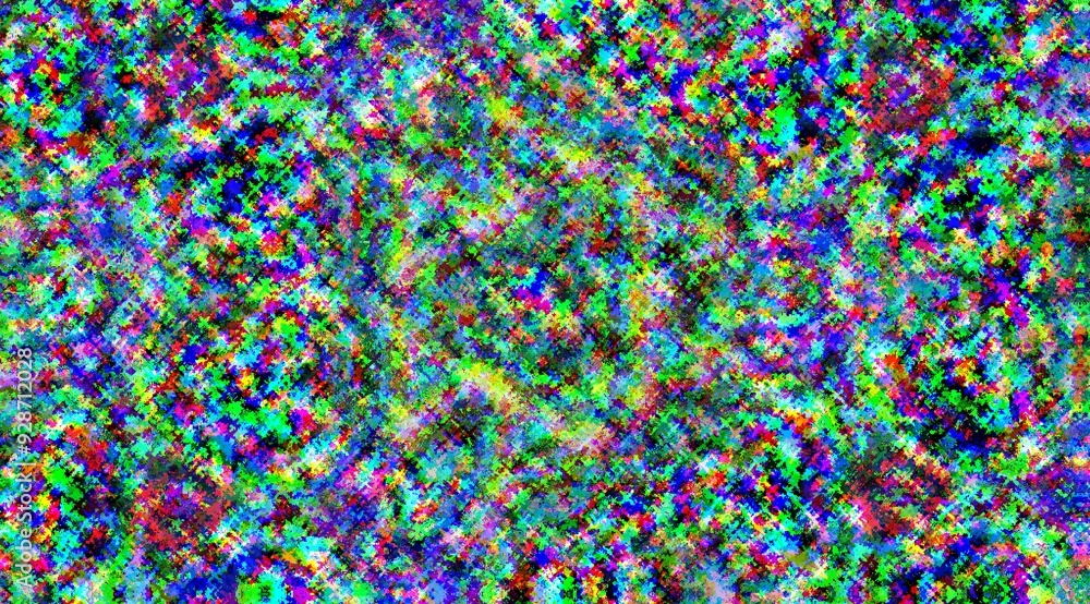A colorful, abstract pattern with a spiral shape. The colors are bright and vibrant, creating a sense of energy and movement. The pattern is made up of many small squares, each with a different color A colorful, abstract pattern with a spiral shape. The colors are bright and vibrant, creating a sense of energy and movement. The pattern is made up of many small squares, each with a different color