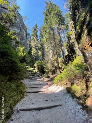 path in the mountains