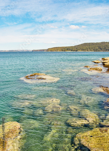 Manly beach Australia, Sydney, Manly walking path near beach, amazing view of seaside 