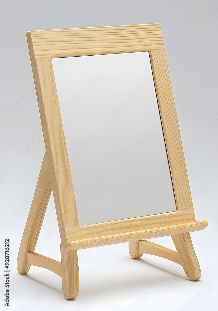 Wooden Stand Up Mirror with Simple Design Wooden Stand Up Mirror with Simple Design