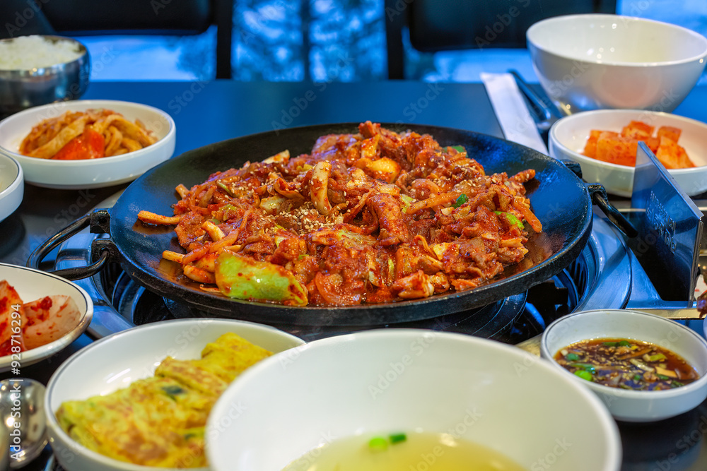 Korean spicy stir fried pork Korean spicy stir fried pork