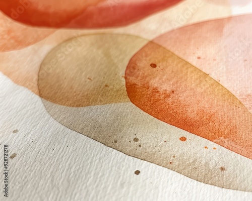 Abstract watercolor art