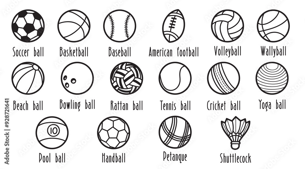 Collection of various sports ... Collection of various sports ...