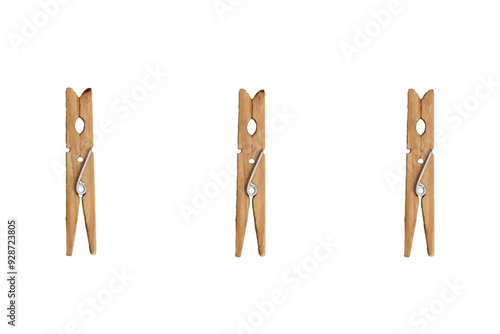 clothespin. Vector graphic file. isolated. Transparent