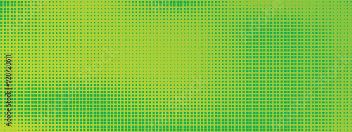 Pixel green mosaic. Monochrom abstract vector background. Retro pixilated backdrop. Cover art for a comic book or manga