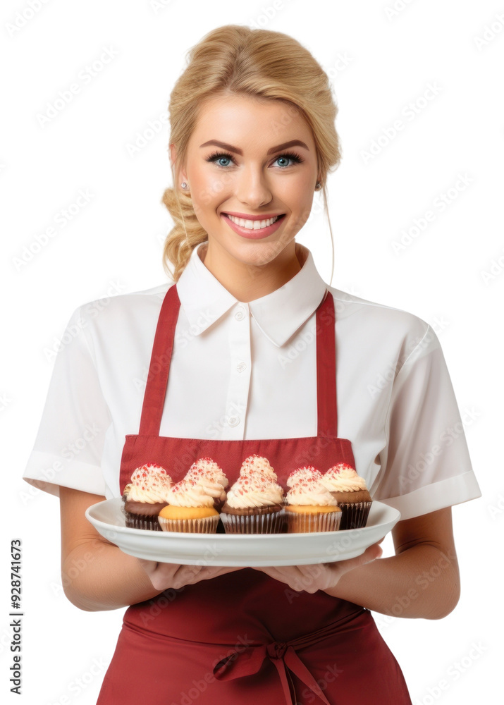 PNG Holding adult baker woman transparent background PNG Holding adult baker woman transparent background