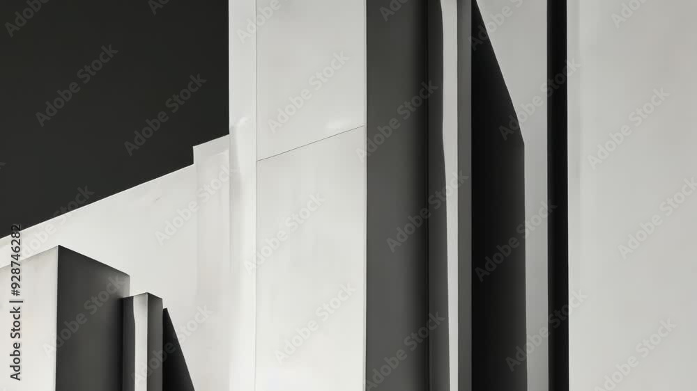 black and white abstract hybrid shapes motion graphic animation black and white abstract hybrid shapes motion graphic animation