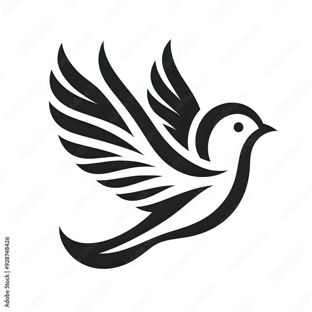 Obraz premium dove vector