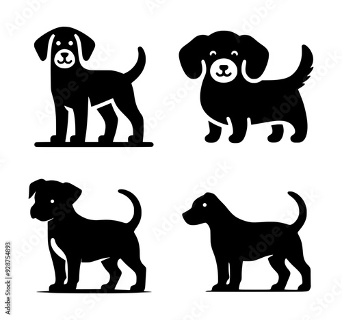 Dog Silhouette Vector