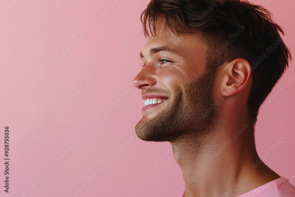 Fototapeta premium A close up of a man's face